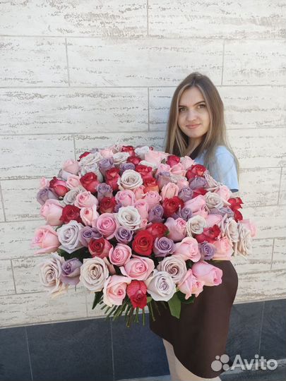 101 Голландская роза микс