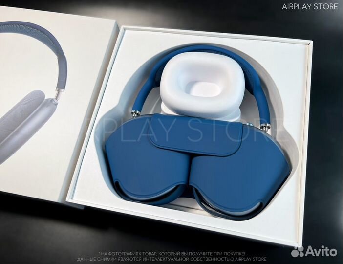 Airpods Max Premium+ Sky Blue (2024) гарантия+дост