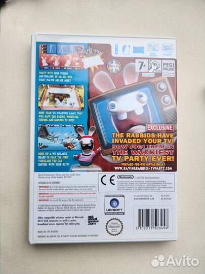 Rayman Raving Rabbids Wii PAL