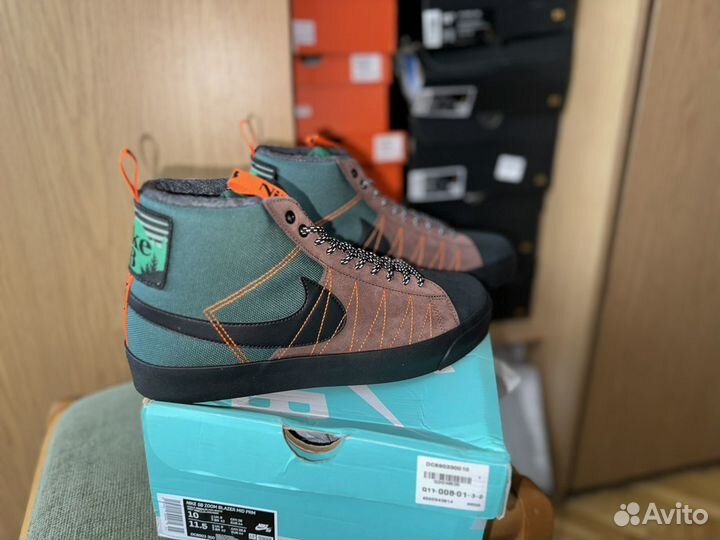 Кроссовки nike SB zoom blazer MID US10 EU44