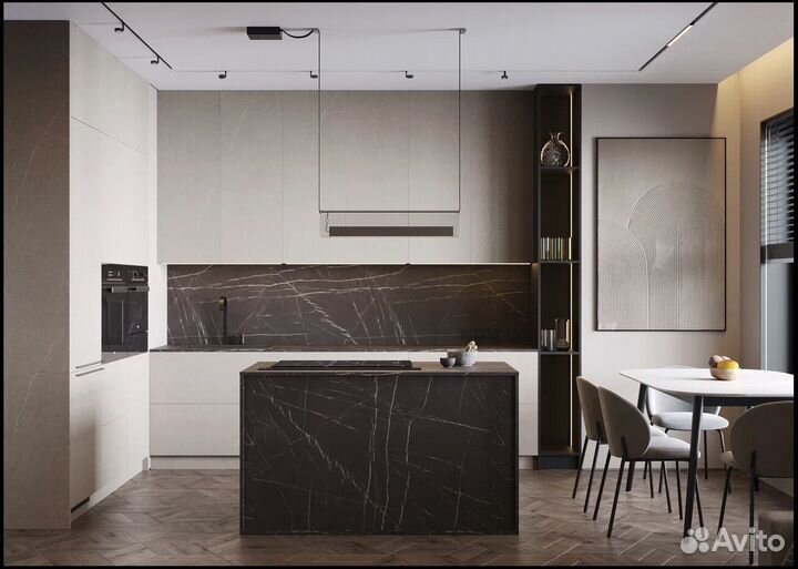 Кухня угловая встраиваемая