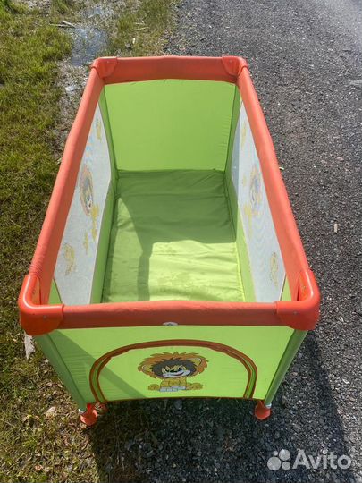 Детская кровать манеж babyton