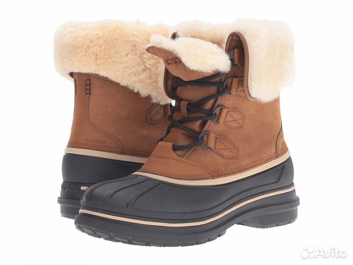 Crocs deals shearling boot