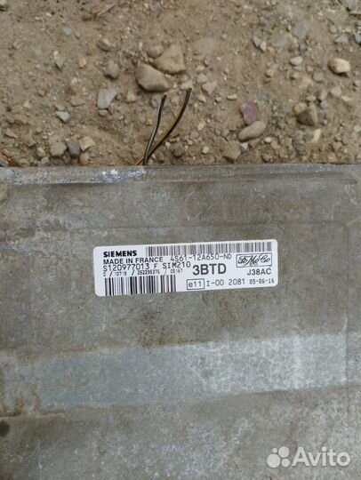 Блок эбу Ford Fiesta MK5