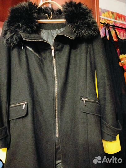 Пальто женское Zara 44-46 демисезон