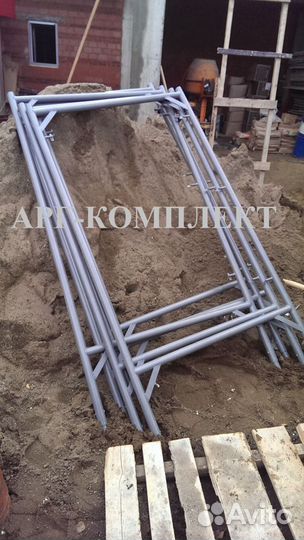 Леса строительные рамные 600кв. м