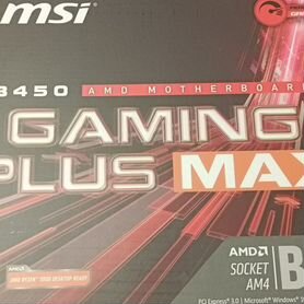 Материнская плата MSI b450 gaming plus max