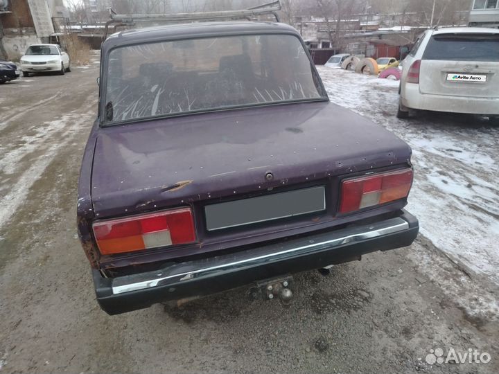 ВАЗ 2107 1.5 МТ, 2002, 100 000 км