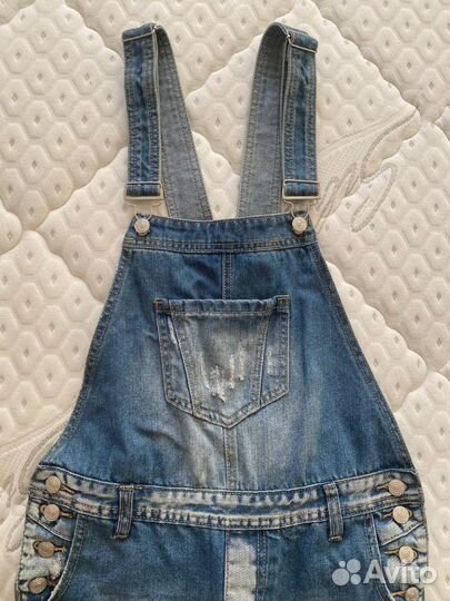 Джинсовый комбинезон 40-44 размер