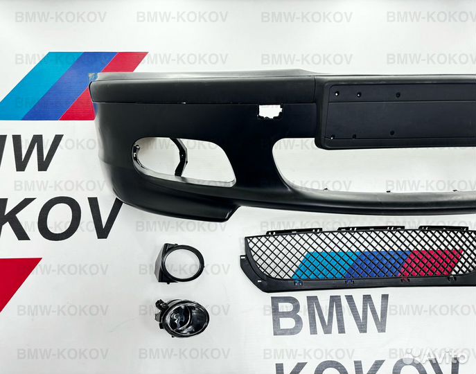 Передний бампер в стиле M tech М тех BMW E46