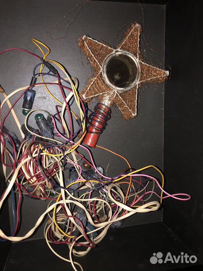 Звезда москабель и гирлянда