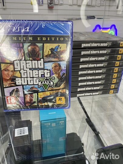 Диск игры на Sony playstation 4 ps4 GTA5