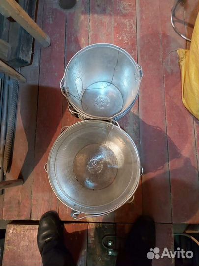 Ведро оцинкованное 12л. 15л