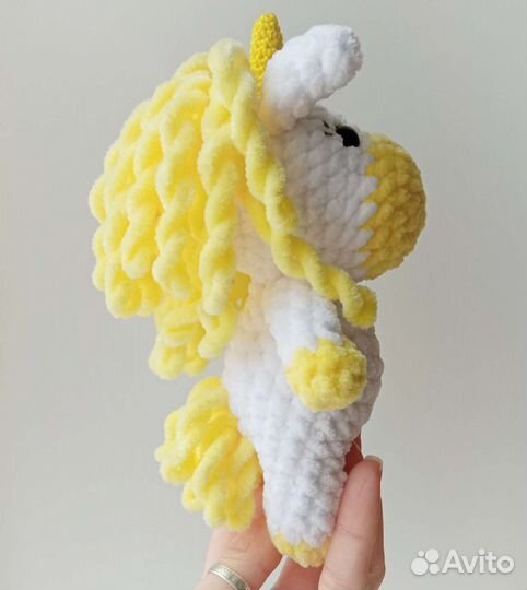 Вязаная Единорожка. Игрушка