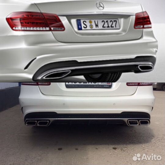 Задняя губа и насадки на мл GL166 GLE под 6.3 Диод