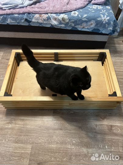 Кровать лежанка для животного 100/60 дерево