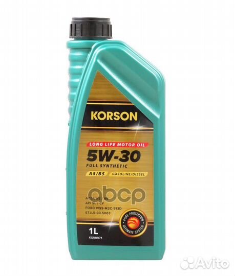 5W-30 full synthetic A5/B5 1л (синт. мотор. мас