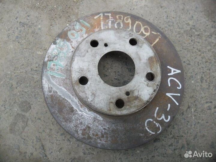 Диск тормозной передний Toyota Alphard ATH10 2azfe