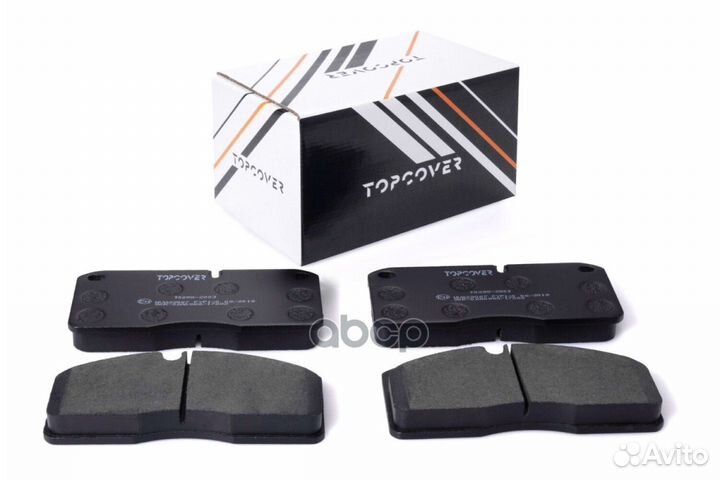 Колодки тормозные T02982003 topcover