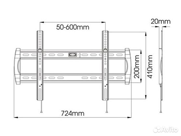 Настенный кронштейн для телевизора Kromax Star-30
