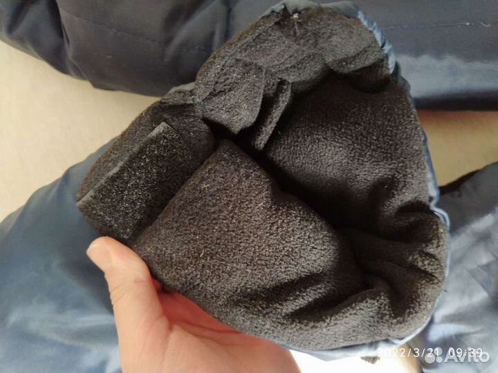 Конверт в коляску на овчине mansita + варежки