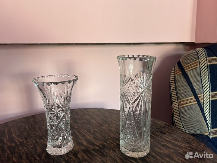 Хрустальная ваза для цветов