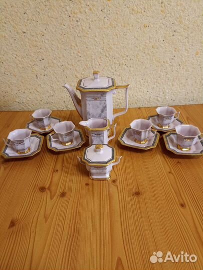 Сервиз кофейный чешский фарфор новый. цена 10000