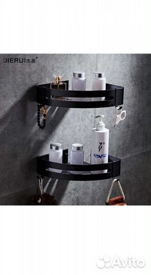 Угловая полка для ванной