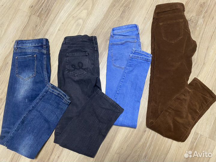 Фирменные Джинсы для девочки подростка 152