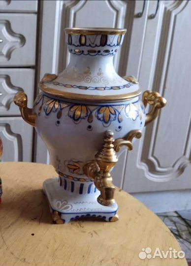 Самовар Гжель