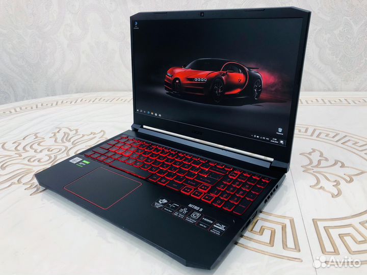 Игровой Acer Nitro 5/Ryzen 4600/GTX 1650Ti/SSD+HDD