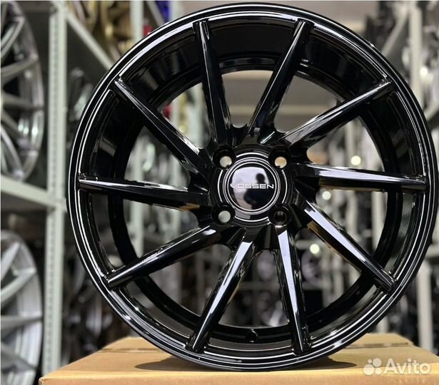 Диски R16 Vossen CVT 4-100 Черный глянец