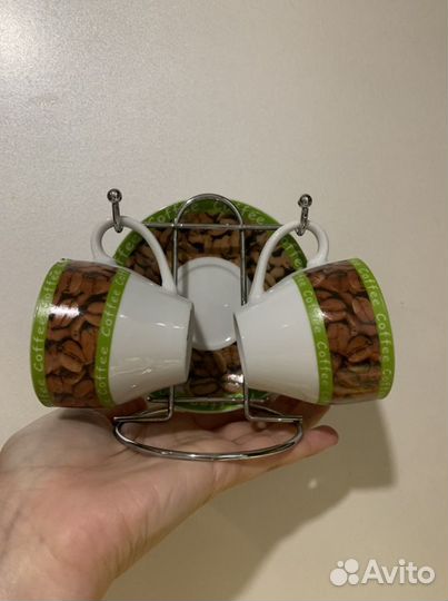 Кофейные чашки набор новый