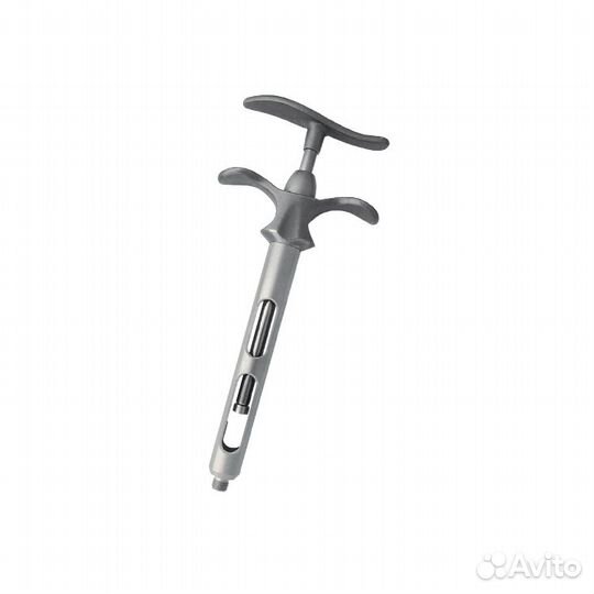 Шприц карпульный, нержавеющая сталь, автоаспирация