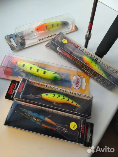 Катушка и спиннинг и шнур длядля троллинга новые