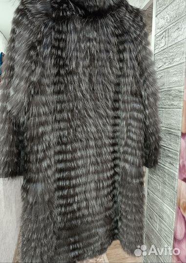 Шуба(пальто из чернобурки)