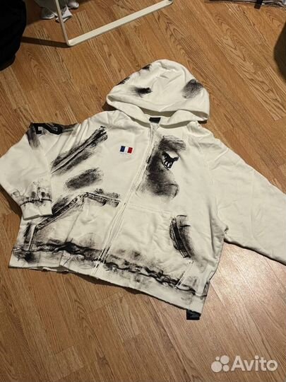 Зип худи balenciaga polo white белая