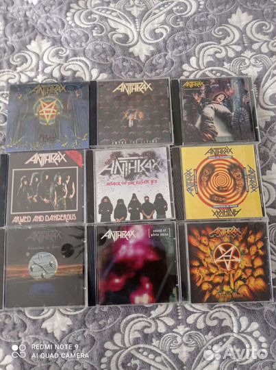 Фирменные диски Anthrax