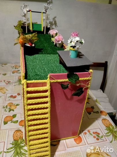 Домик кукольный ручной работы