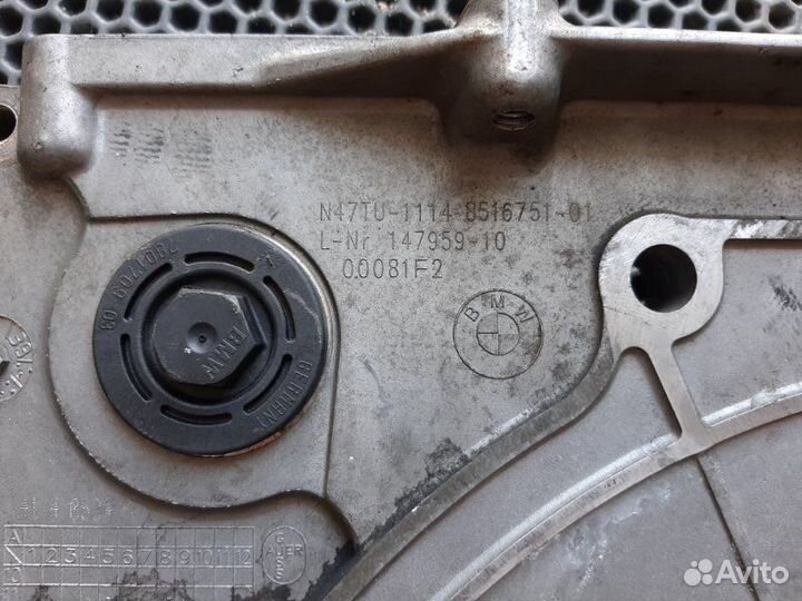 Крышка двигателя Bmw X3 2.0D E83 N47 2009