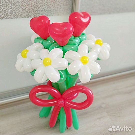 Букеты цветов из воздушных шаров