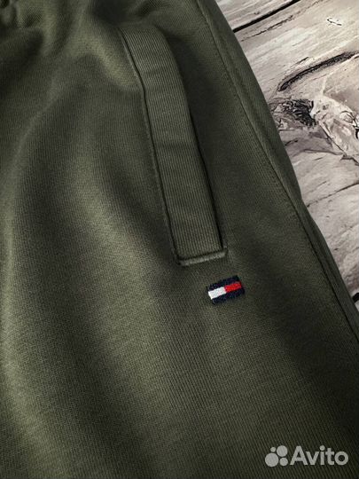 Спортивные штаны Tommy Hilfiger зеленые мужские