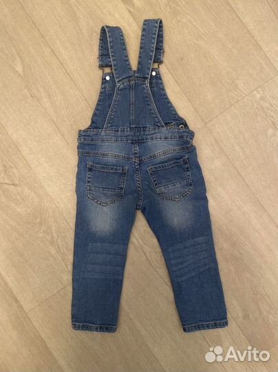 Джинсовый комбинезон для девочки 92