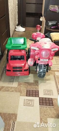 Трактор и скутер