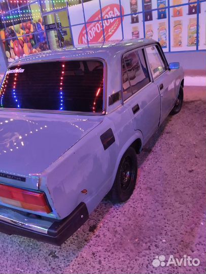 ВАЗ 2107 1.6 МТ, 2003, битый, 91 874 км
