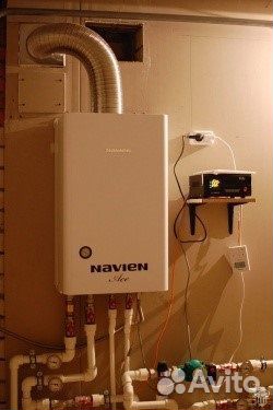 Газовый котел navien бу