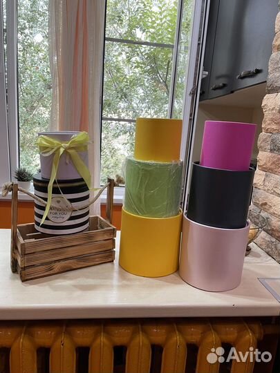 Шляпные коробки для цветов