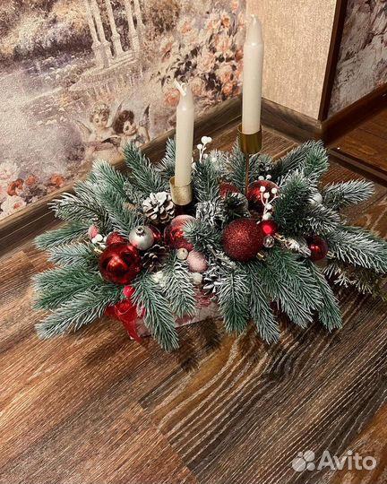 Подсвечник новогодний