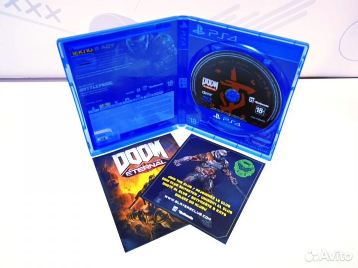 Диск для PS4 doom Eternal б/у с гарантией