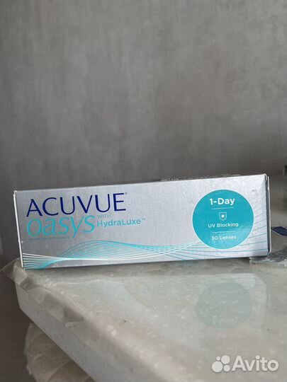 Линзы acuvue oasys -1,5 однодневные